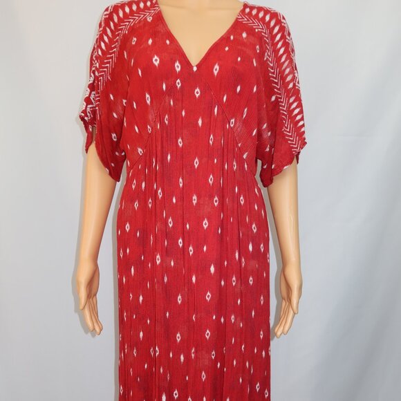 Knox Rose Dresses & Skirts - Knox Rose Midi Dress Sz S Coastal Boho Beach Western Cottagecore Prairie Batwing